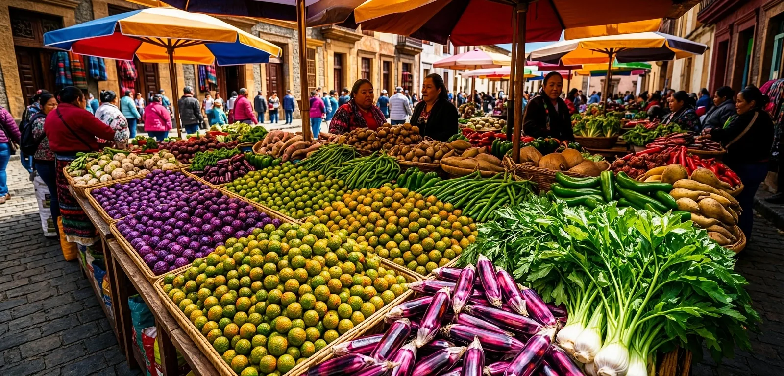 Mercado peruano tradicional