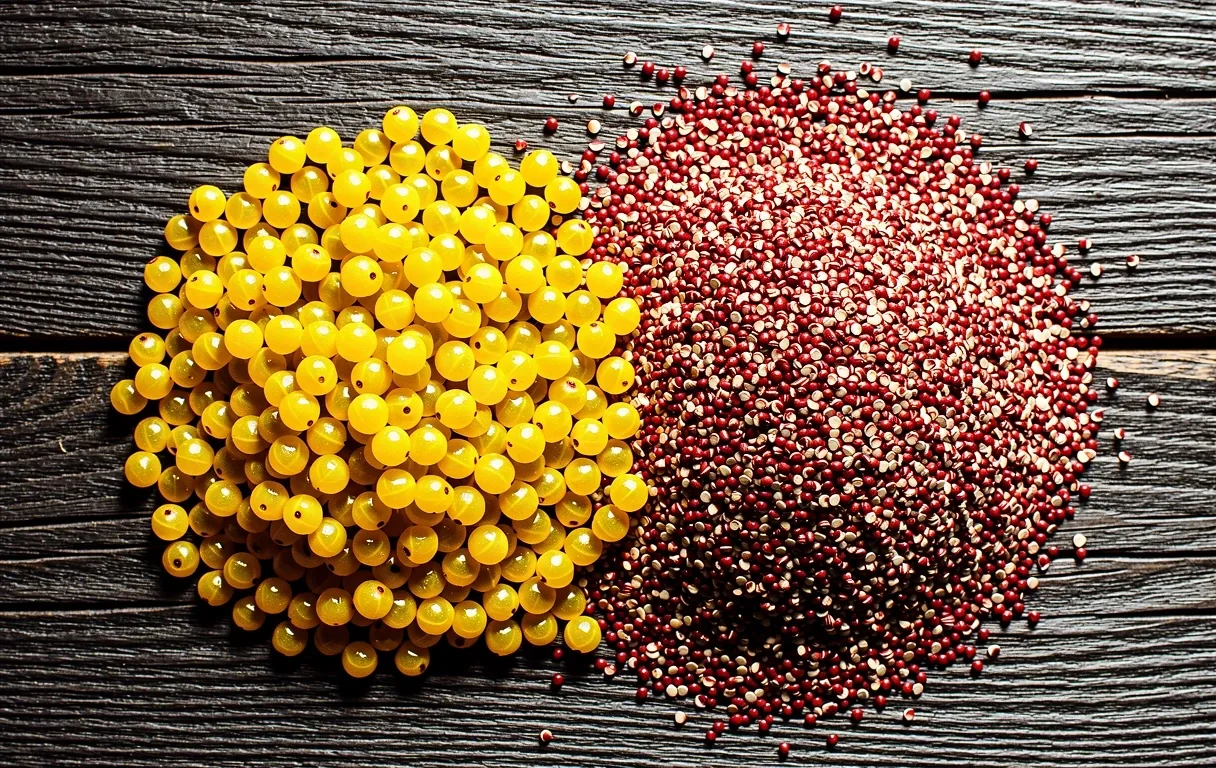 Texturas de superalimentos peruanos