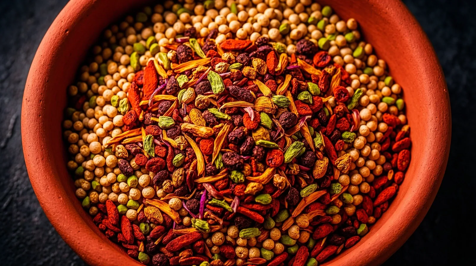 Texturas de superalimentos peruanos